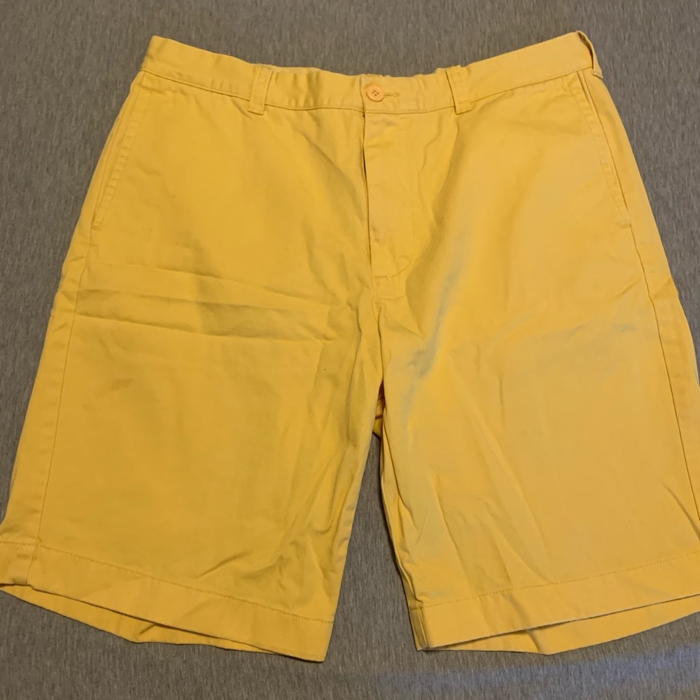 Men’s yellow shorts